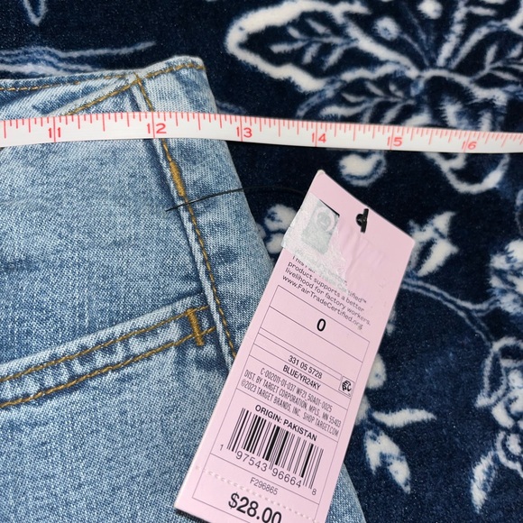 NWT! Wild Fable Mid-Rise Chevron Denim Maxi Skirt - Picture 8 of 10